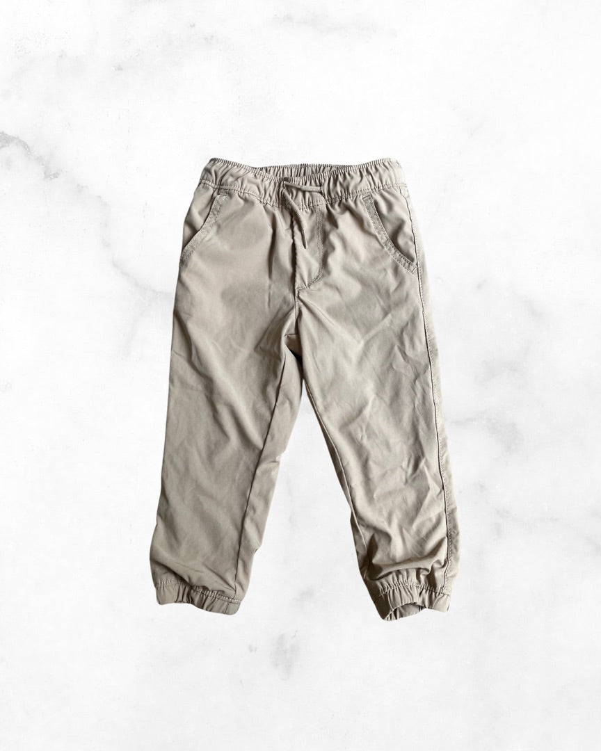 gap ♡ 3t ♡ lightweight cotton lined khaki joggers