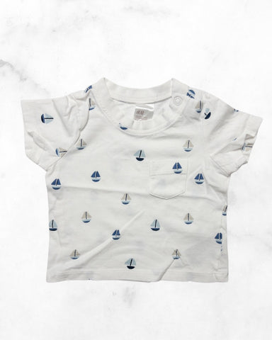 h&m ♡ 1-2 mo ♡ mini sailboats tee