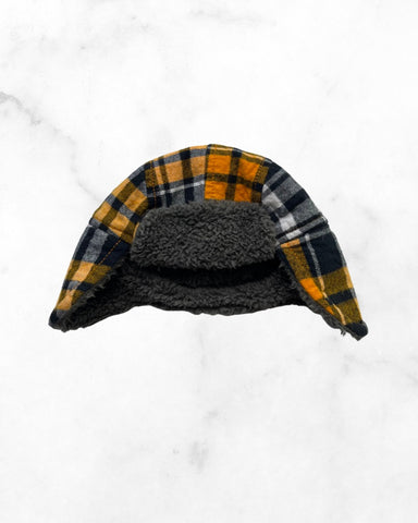 tucker & tate ♡ 0-12 mo ♡ plaid sherpa lined hat