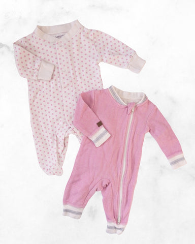 juddles/emma&jack ♡ nb ♡ cabin & polka dot sleeper bundle