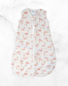aden & anais ♡ 0-6 mo ♡ pink swan boutique cotton muslin light sleep sack