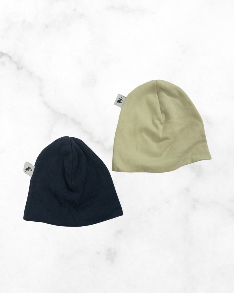 puffin gear ♡ 3 mo ♡ organic cotton beanie bundle