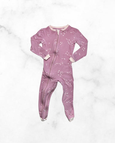 zippy jamz ♡ 3t ♡ pink constellation zip sleeper