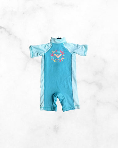roxy ♡ 12 mo ♡ short sleeve one piece rash guard