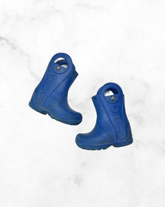 crocs ♡ 7 ♡ blue handle it rain boot