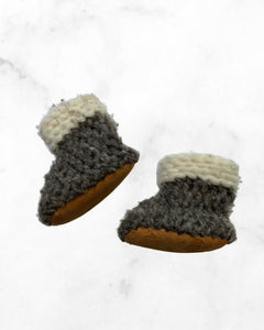 unknown ♡ 5 ♡ wool knit soft sole booties