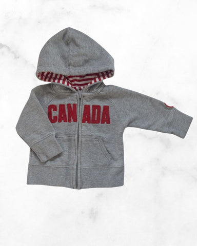 hudson's bay company ♡ 0-6 mo ♡ canada full zip hoodie