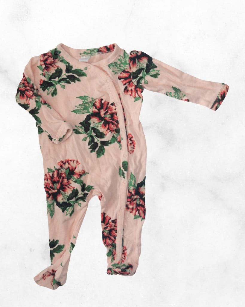 nordstrom ♡ 6 mo ♡ floral button up sleeper