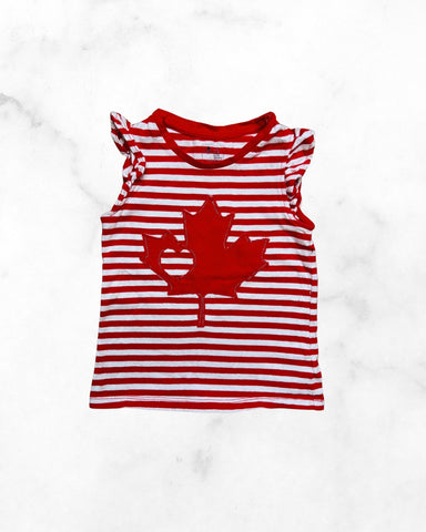 gap ♡ 4t ♡ maple leaf ruffle tank