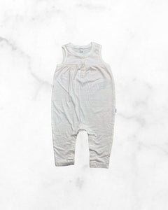 gap ♡ 6-12 ♡ striped henley tank romper