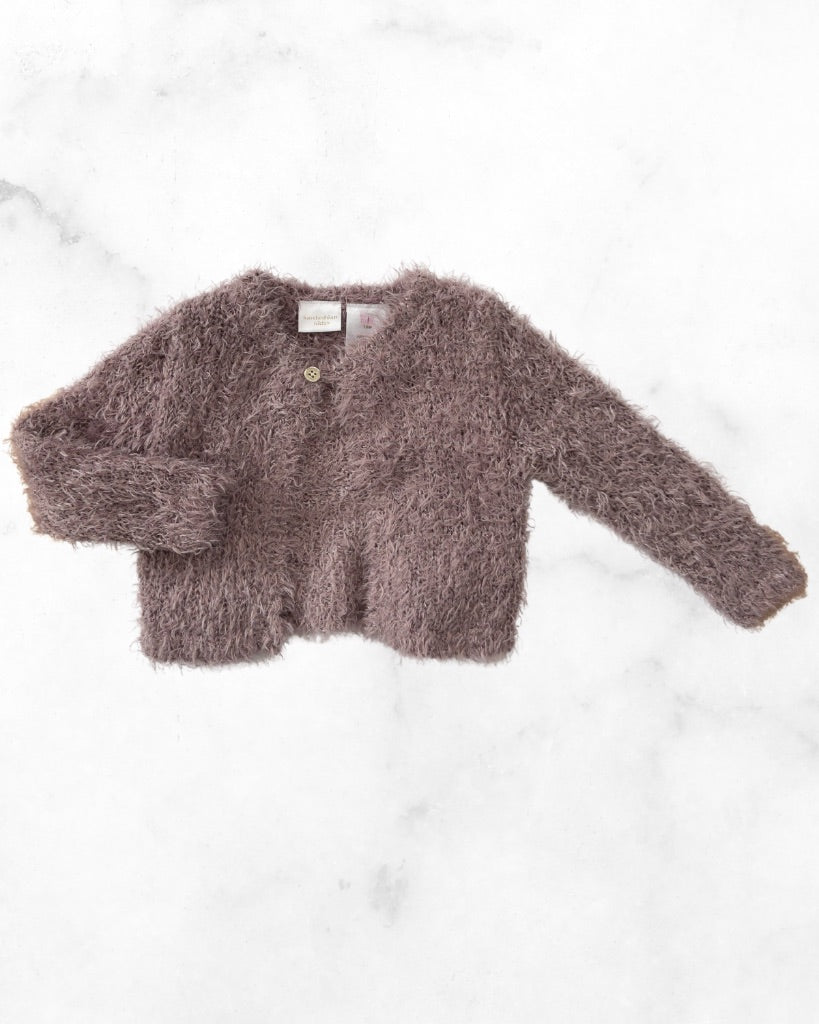 kardashian kids ♡ 18 mo ♡ fuzzy lilac cardigan
