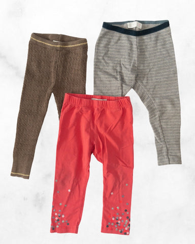 name it/zara ♡ 18-24 mo ♡ 3-piece leggings bundle