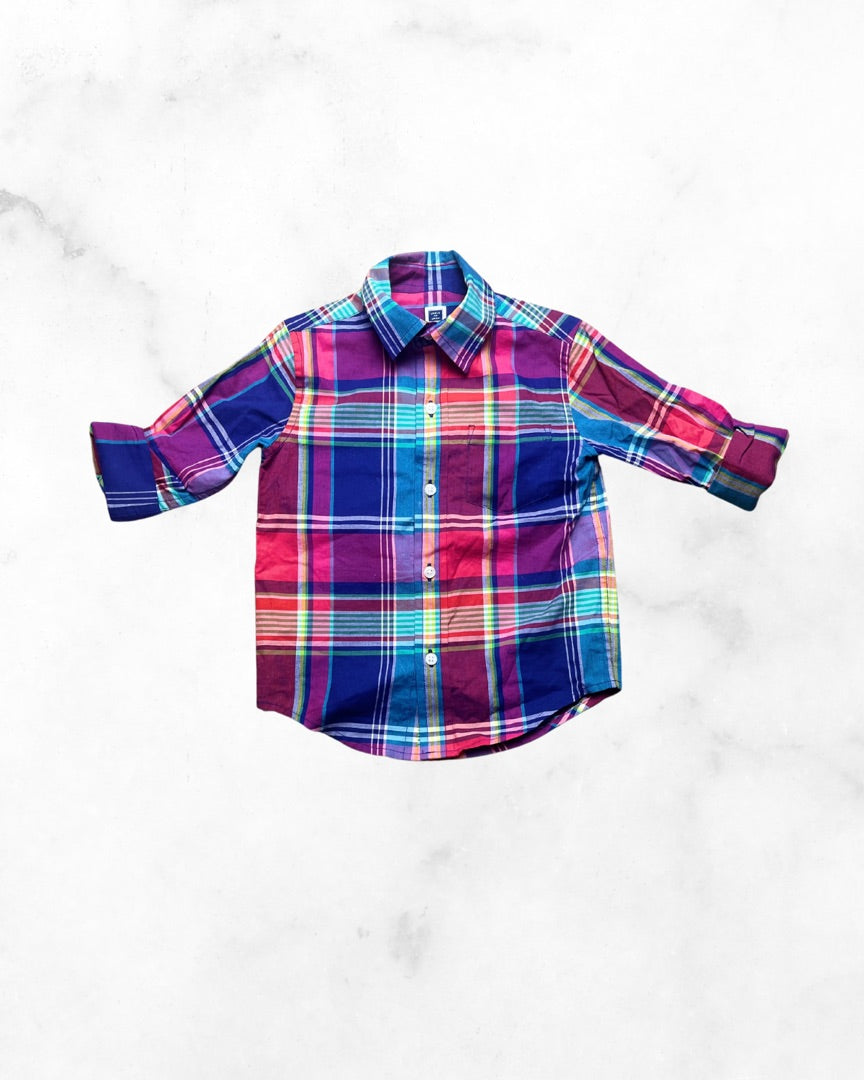 janie & jack ♡ 2t ♡ colourful plaid