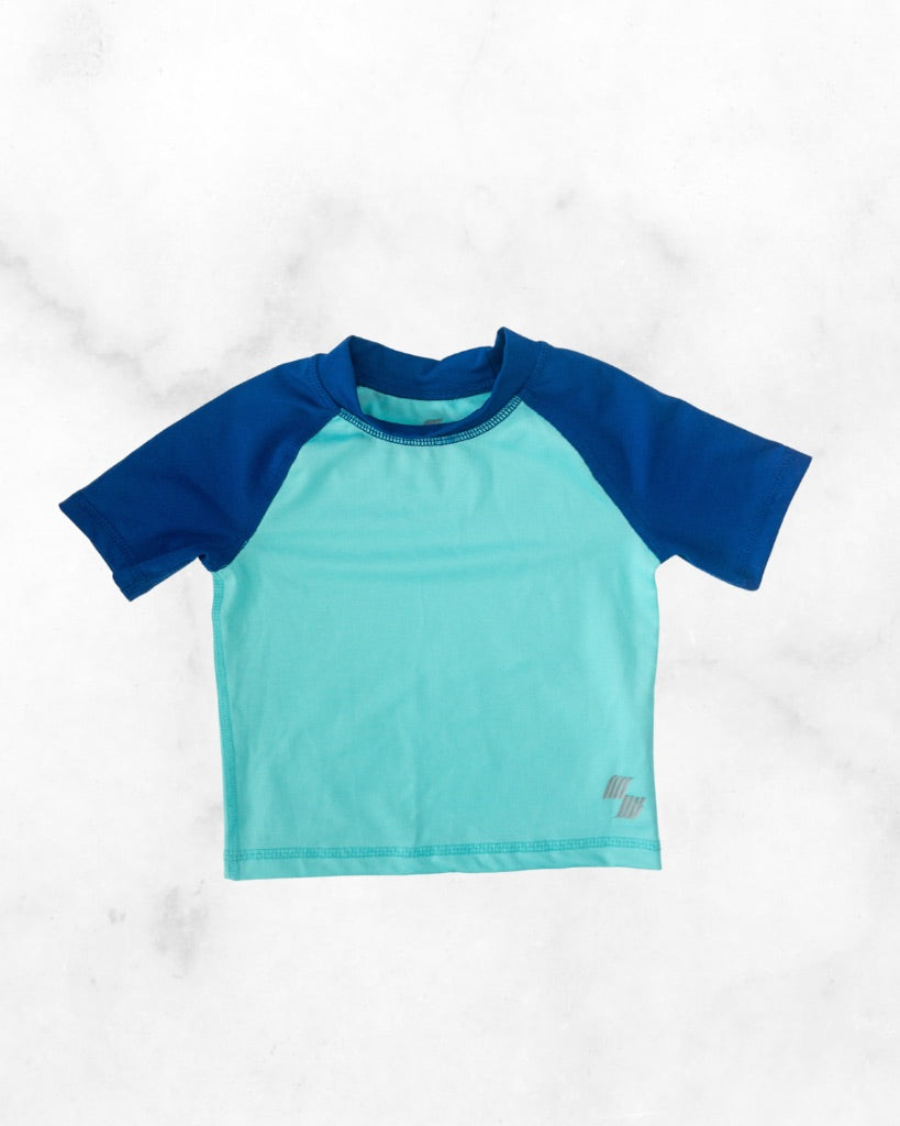 place sport ♡ 18-24 mo ♡ teal rash guard