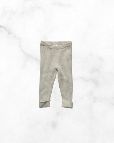 hanna andersson ♡ 18-24 mo ♡ cream ribbed knit leggings