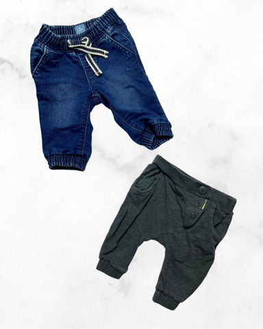 gap/kardasian kids ♡ 3-6 mo ♡ jean & jogger bundle