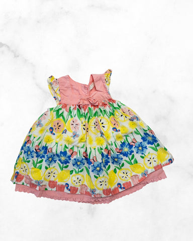 pumpkin patch ♡ 3-6 mo ♡ spring lemons& flowers dress
