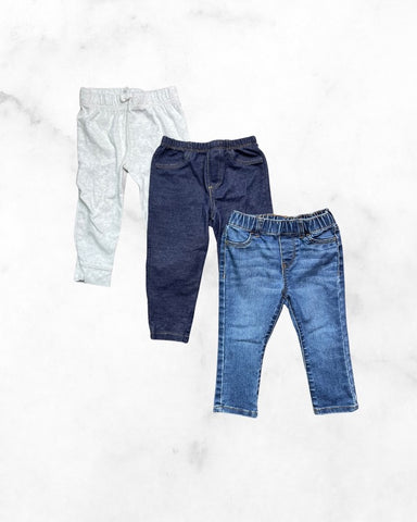 carters/oshkosh ♡ 18 mo ♡ denim & cotton bottoms bundle