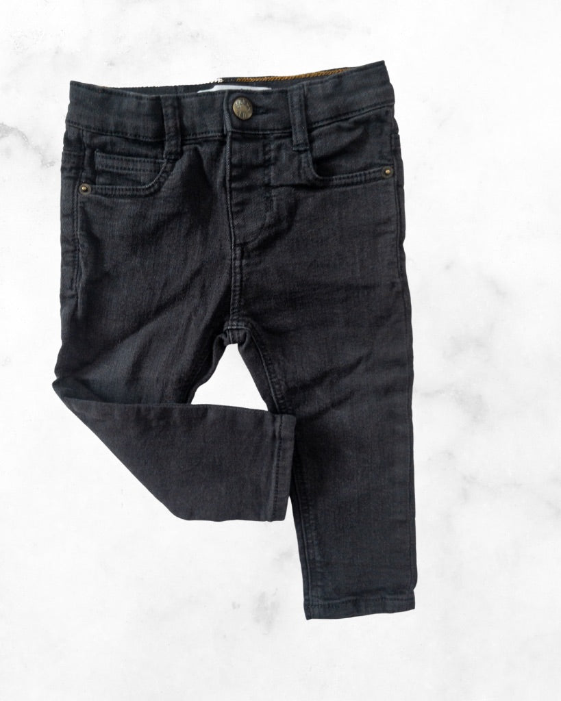 zara ♡ 9-12 mo ♡ soft stretchy black jeans