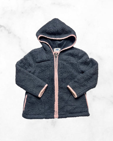 old navy ♡ 4t ♡ sherpa zip up hoodie