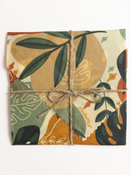 Beeswax Wraps: Variety Pack | Leaf Collection