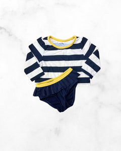 gap ♡ 0-6 mo ♡ striped 2-piece swim suit