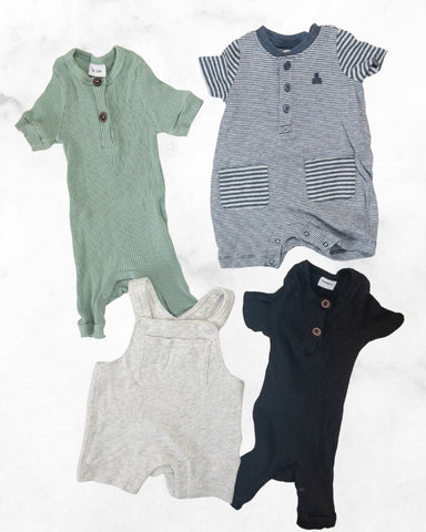 gap/old navy/unknown ♡ 0-3 mo ♡ romper bundle