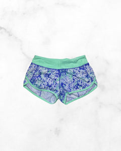 ivivva ♡ 12 ♡ aqua & purple run short