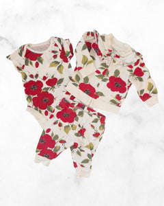 baby place ♡ 0-3 mo ♡ 3-piece floral set