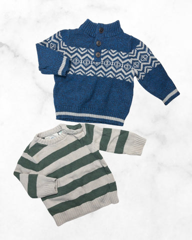 tex/oshkosh ♡ 12 mo ♡ knit sweater bundle