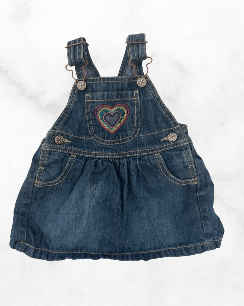 oshkosh ♡ 9mo ♡ demin overall skirt
