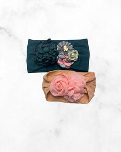 small shop ♡ o/s ♡ floral nylon headbands