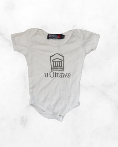 dubwear clothing ♡ 6 mo ♡ uOttawa bodysuit