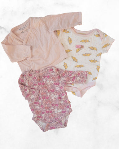 gap/disney/thyme ♡ 0-3 mo ♡ bodysuit & lightweight kimono cardigan bundle