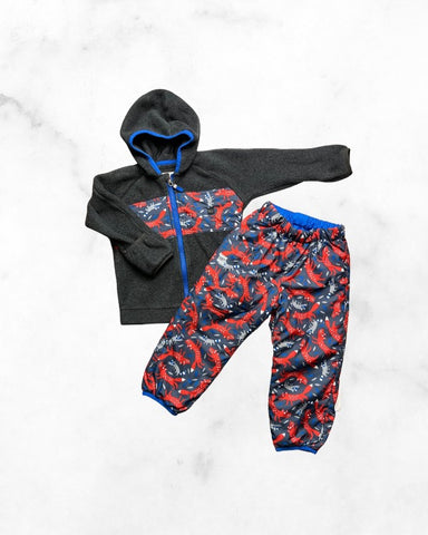 mec ♡ 18 mo ♡ cocoon reversible pant & fleece set