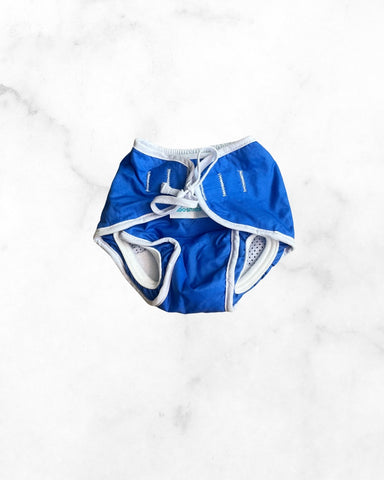 kooshies ♡ s (6-14lbs) ♡ blue tie swim diaper