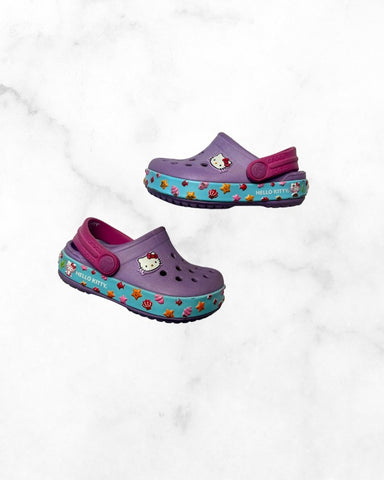 crocs ♡ 4c/5c ♡ hello kitty seashell clog