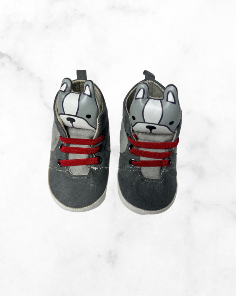 old navy ♡ 6-12 mo ♡ dog soft sole high tops