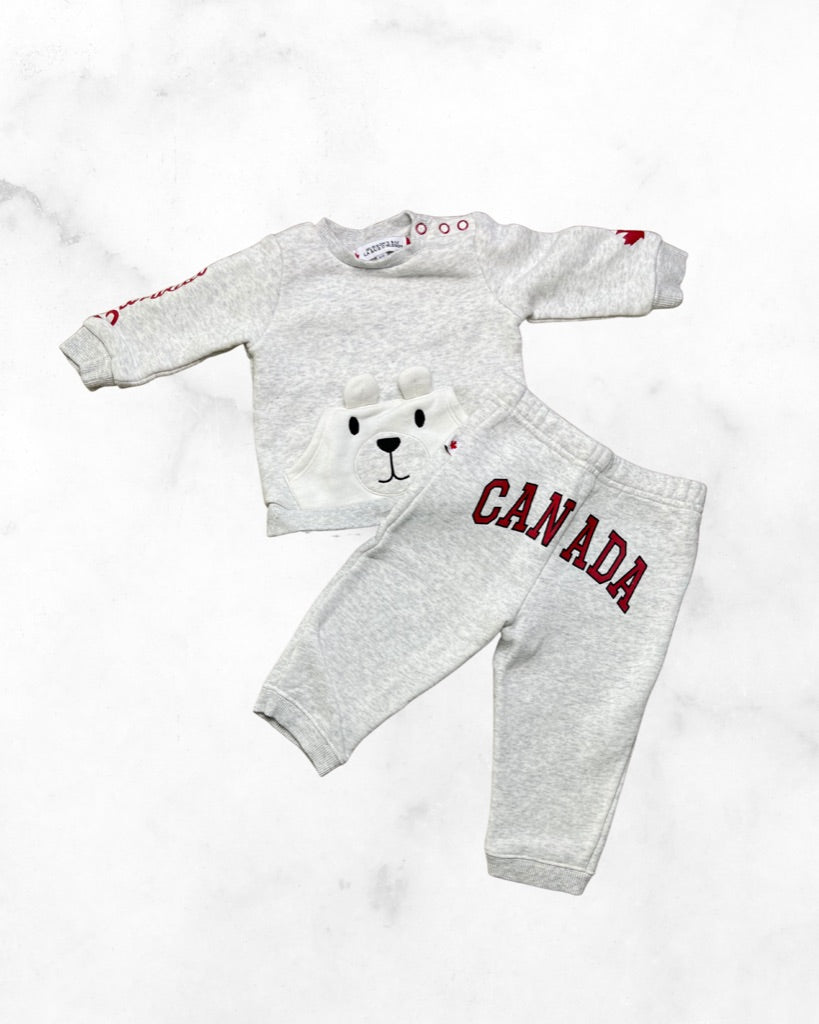 hudson's bay company ♡ 6-12 mo ♡ strong & free bear canada set