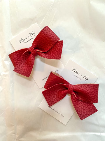 charlotte bow ♡ rosewood vegan leather
