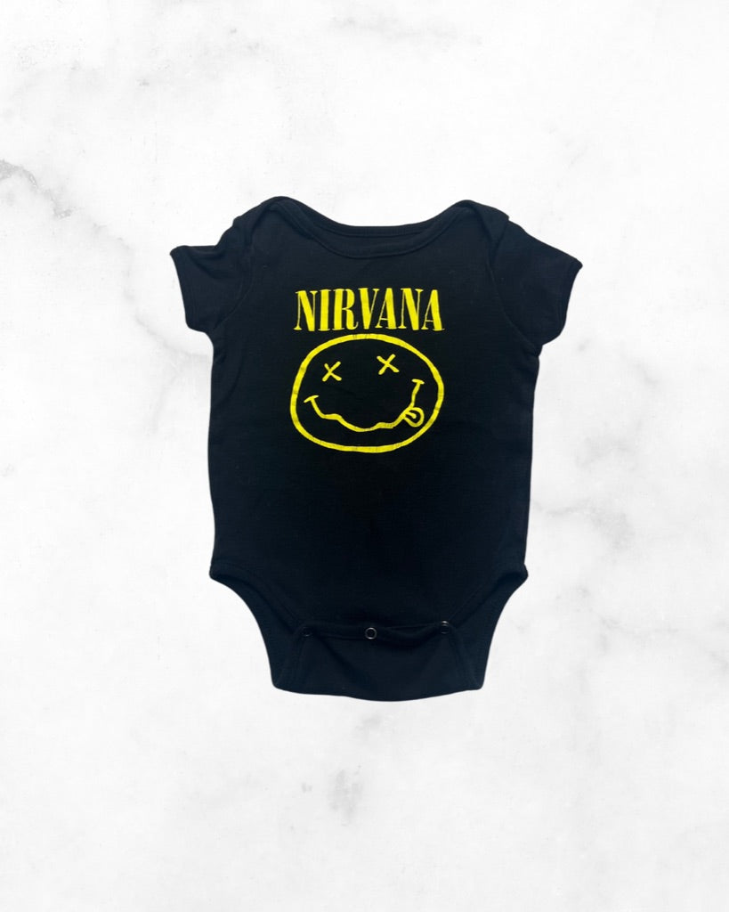 nirvana ♡ 12-18 mo ♡ nirvana bodysuit