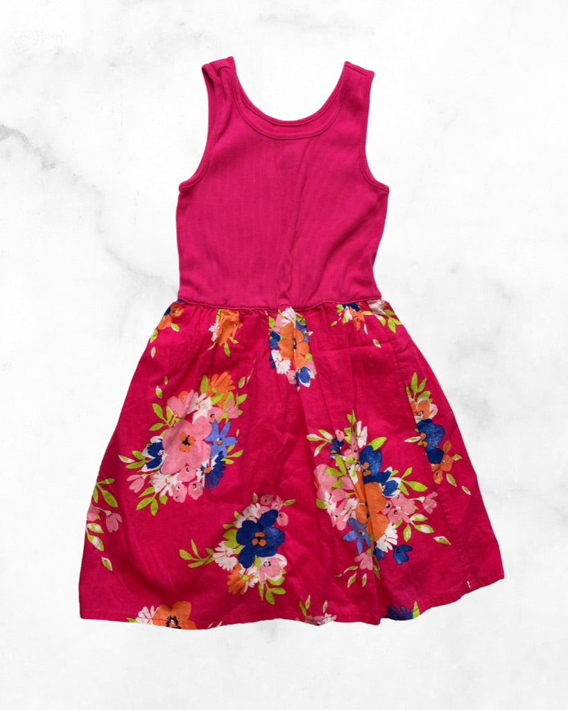 gap ♡ s ♡ floral tank fit & flare dress