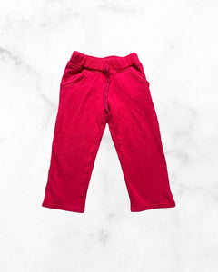 kickee kids ♡ 2t ♡ red fleece sweatpants