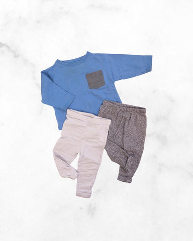 old navy/gap/aden&anais ♡ 6-12 mo ♡ long sleeve & lightweight bottoms bundle