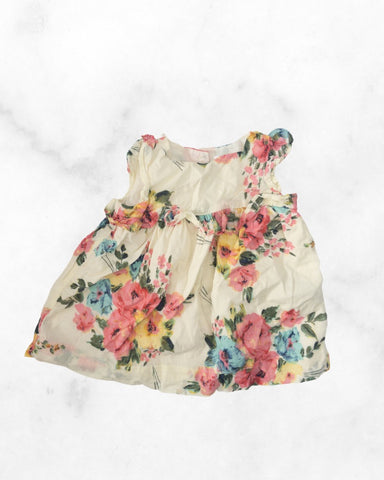 gap ♡ 3-6mo ♡ floral sleeveless dress
