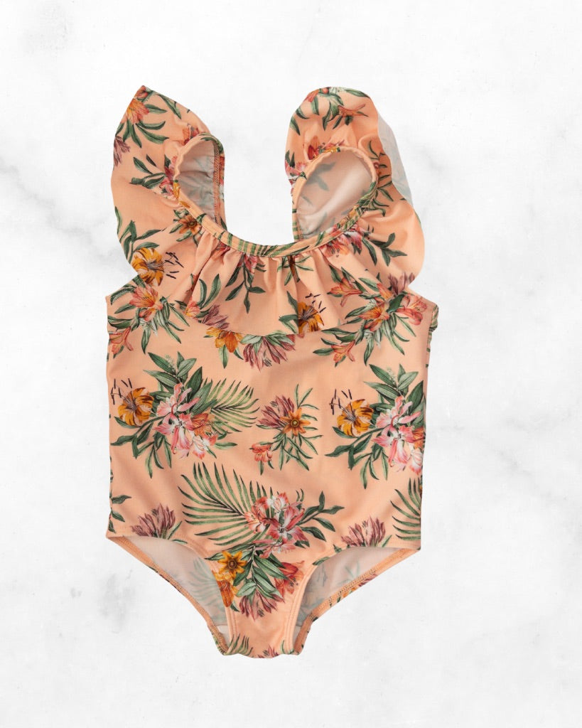 h&m ♡ 1-2y ♡ ruffle one piece swim suit
