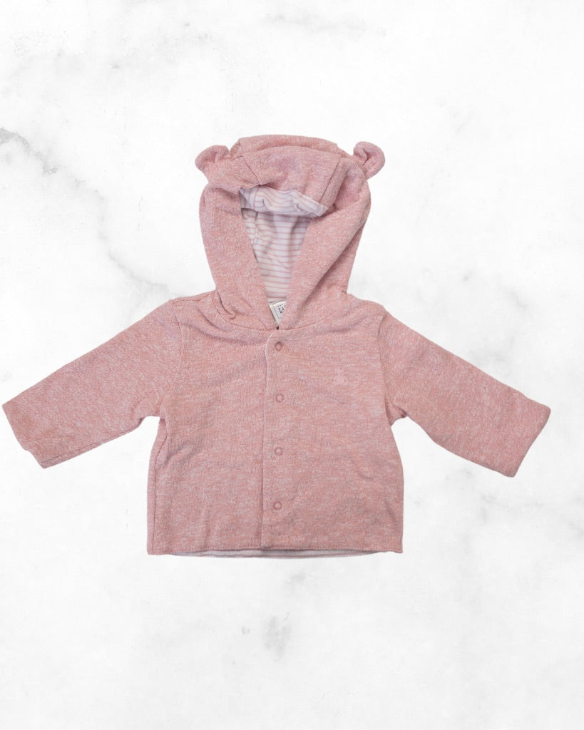 gap ♡ 0-3 mo ♡ reversible snap hoodie