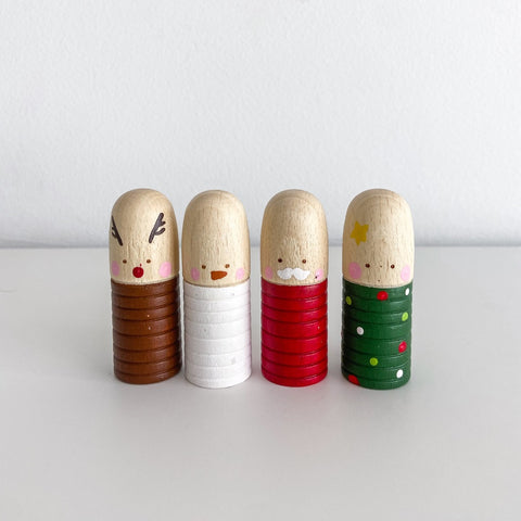 island peg dolls ♡  ♡ holiday brots