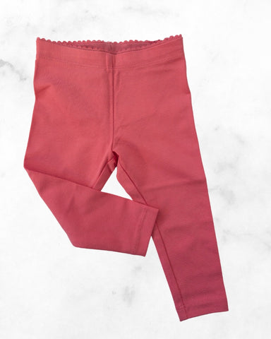 tea ♡ 6-9 mo ♡ pink basic leggings