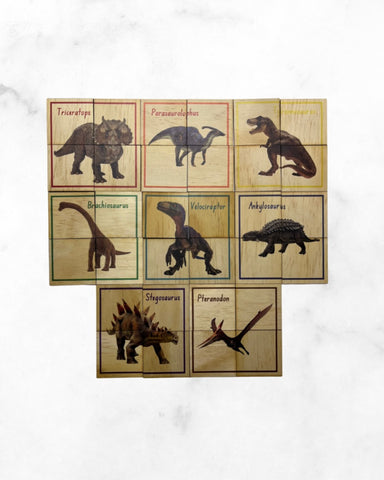 5 little bears ♡ o/s ♡ 32 piece wooden dino puzzle
